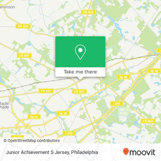 Junior Achievement S Jersey map