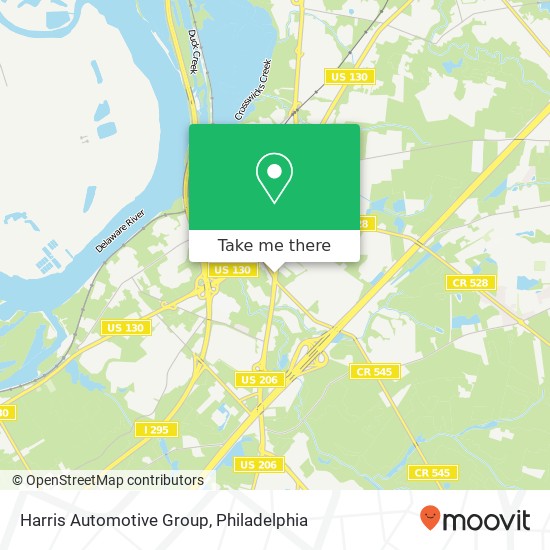 Mapa de Harris Automotive Group