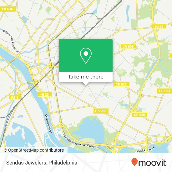 Sendas Jewelers map