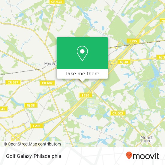 Golf Galaxy map