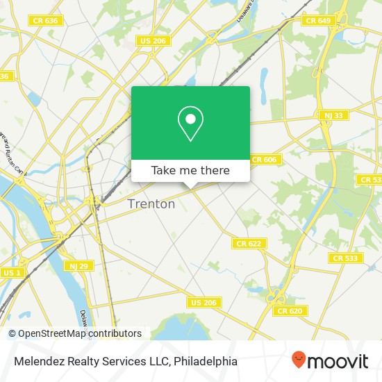 Melendez Realty Services LLC map