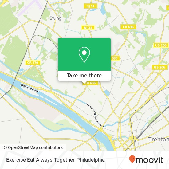 Exercise Eat Always Together map