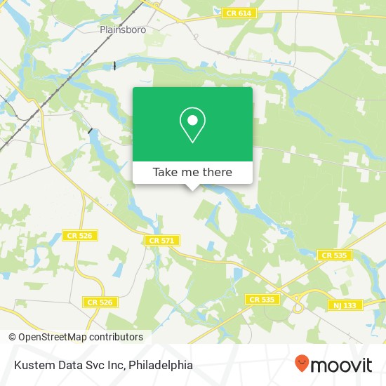 Kustem Data Svc Inc map