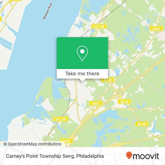 Mapa de Carney's Point Township Swrg