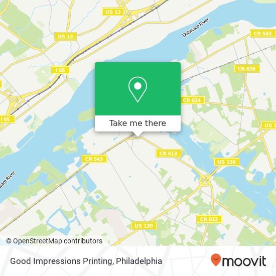 Mapa de Good Impressions Printing