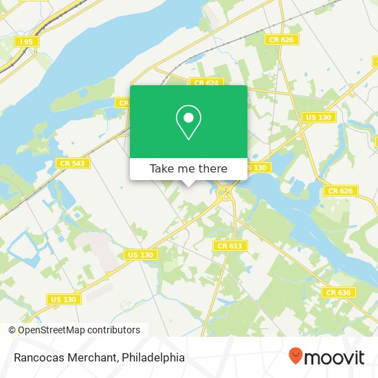 Rancocas Merchant map