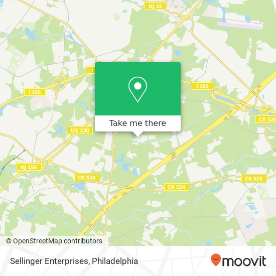 Sellinger Enterprises map