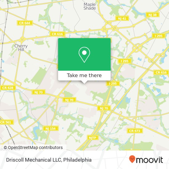 Mapa de Driscoll Mechanical LLC
