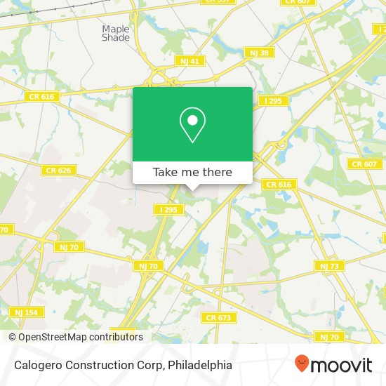 Calogero Construction Corp map