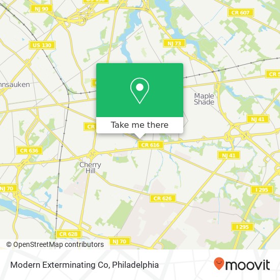 Mapa de Modern Exterminating Co