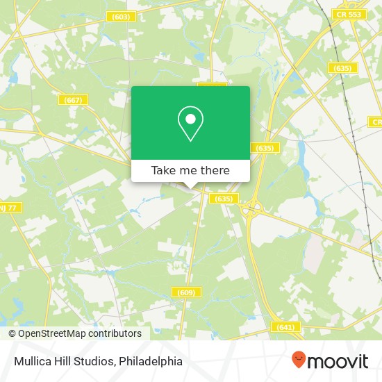 Mullica Hill Studios map