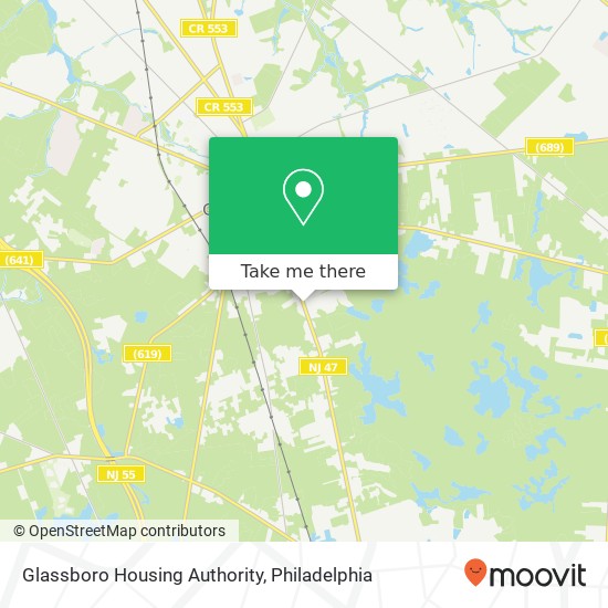 Glassboro Housing Authority map