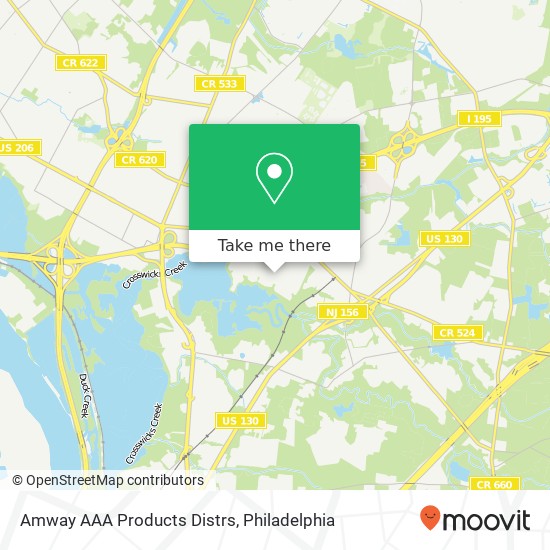 Mapa de Amway AAA Products Distrs