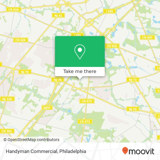Mapa de Handyman Commercial
