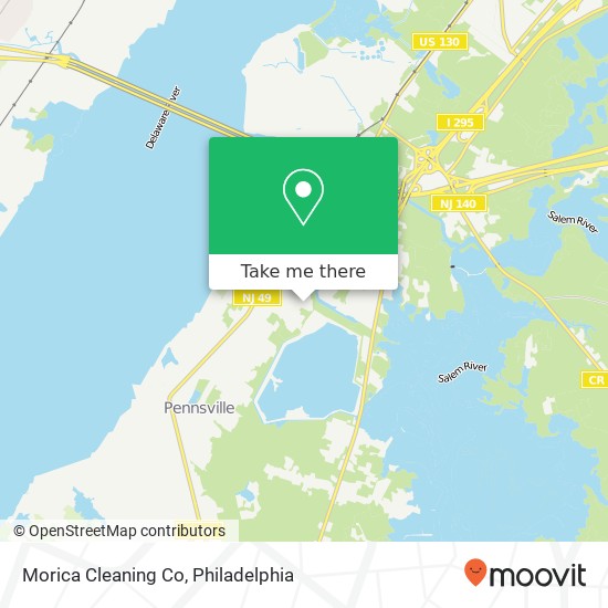 Morica Cleaning Co map