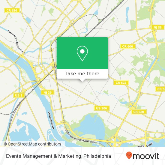 Events Management & Marketing map