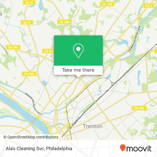 Ala's Cleaning Svc map