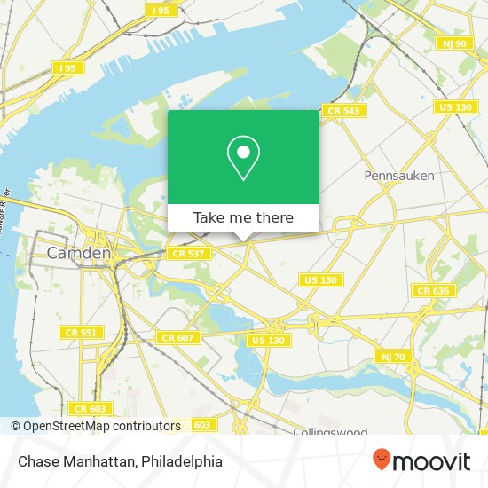 Chase Manhattan map