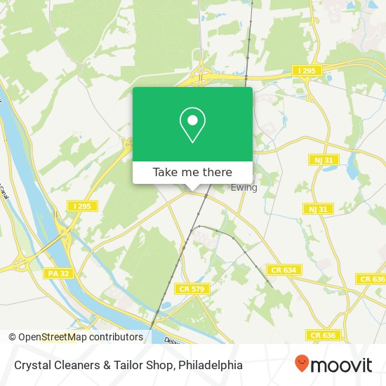 Mapa de Crystal Cleaners & Tailor Shop