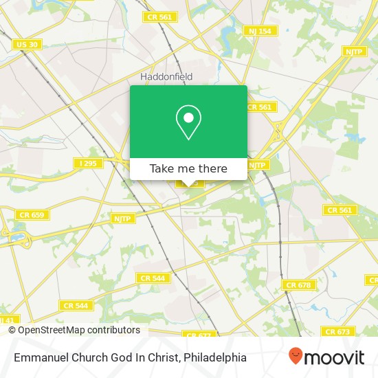 Emmanuel Church God In Christ map