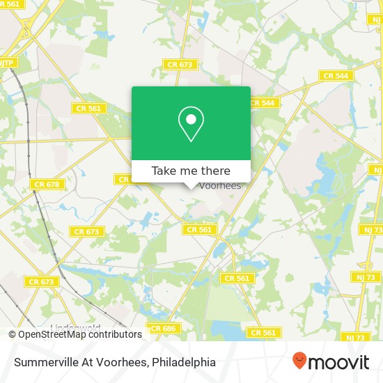 Mapa de Summerville At Voorhees