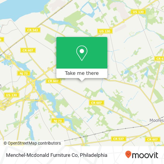 Menchel-Mcdonald Furniture Co map
