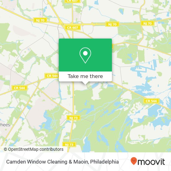 Mapa de Camden Window Cleaning & Maoin