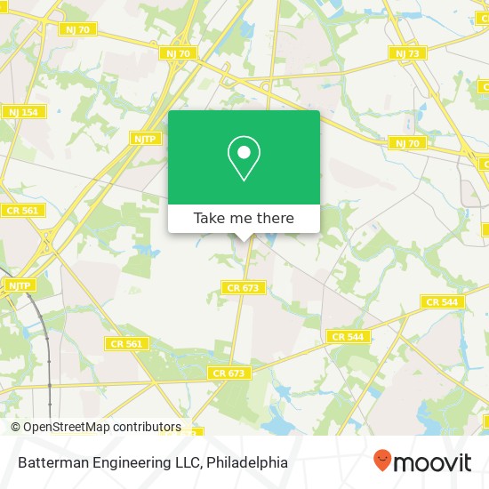 Mapa de Batterman Engineering LLC