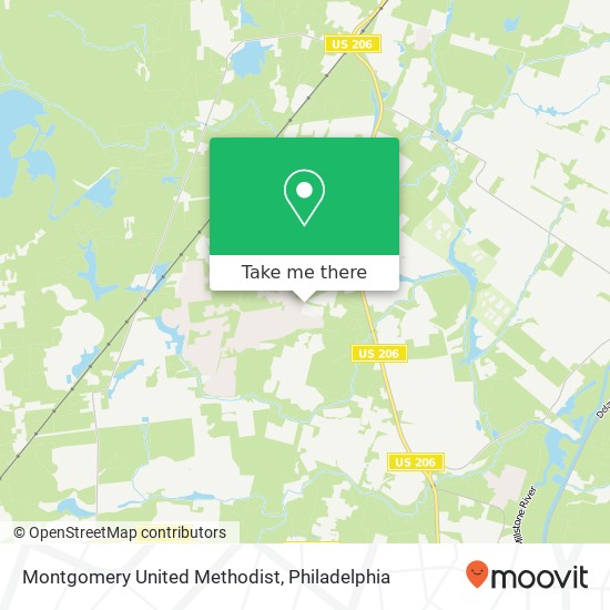 Montgomery United Methodist map