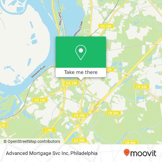 Advanced Mortgage Svc Inc map