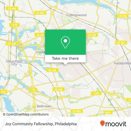 Joy Community Fellowship map