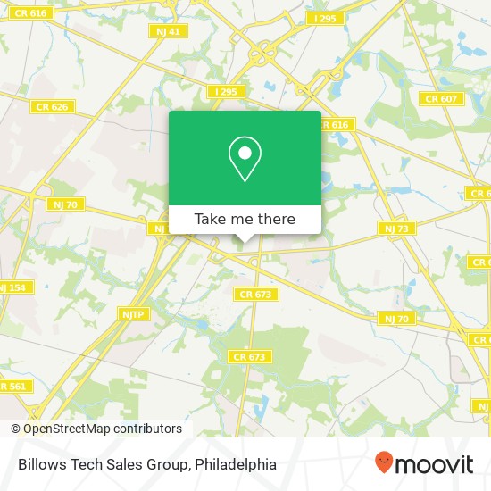 Mapa de Billows Tech Sales Group