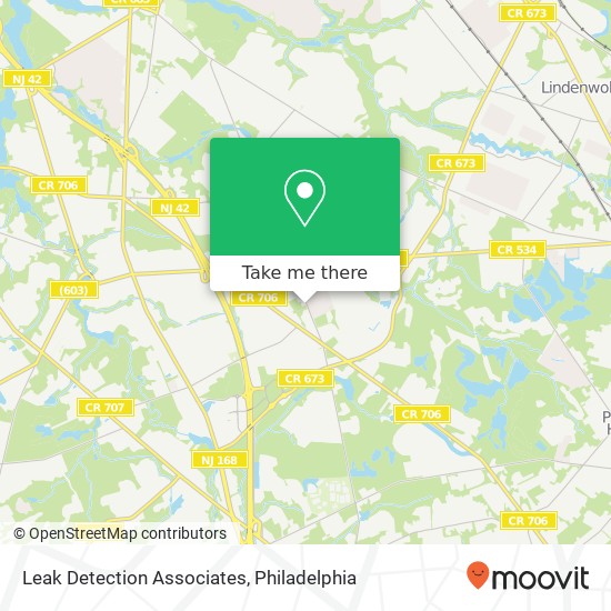 Leak Detection Associates map