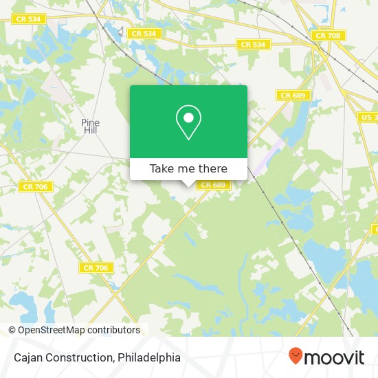 Cajan Construction map