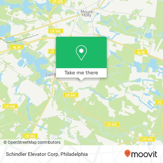 Schindler Elevator Corp map