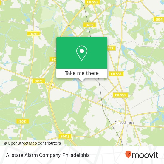 Allstate Alarm Company map