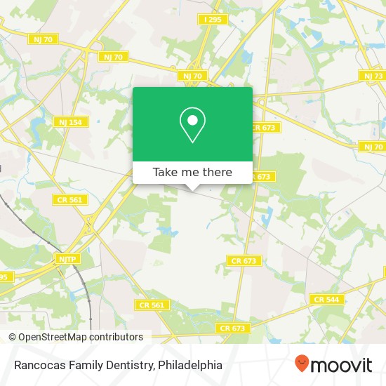 Rancocas Family Dentistry map