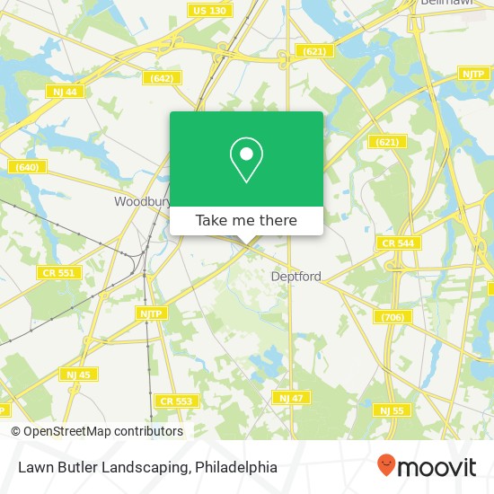 Lawn Butler Landscaping map