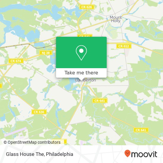 Mapa de Glass House The