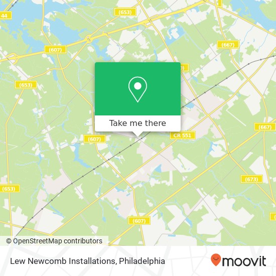 Lew Newcomb Installations map