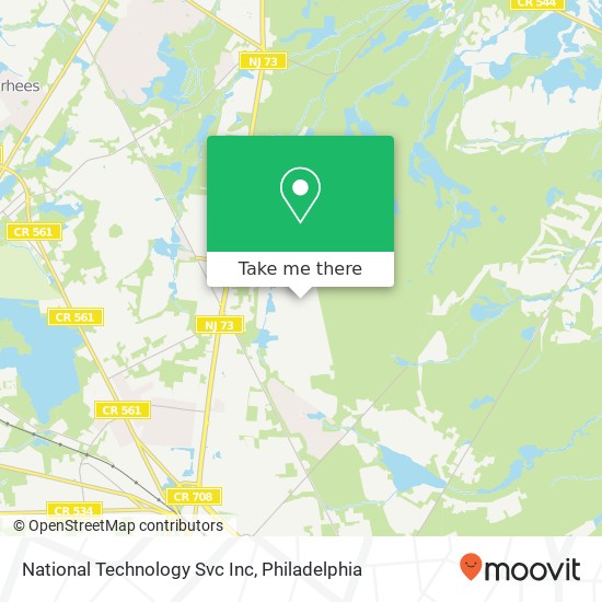 National Technology Svc Inc map