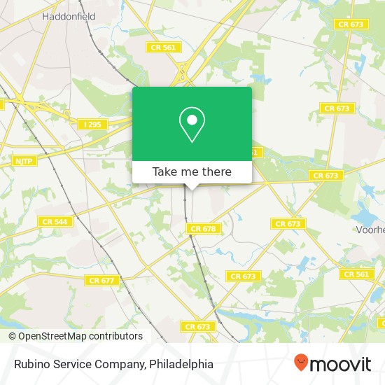 Mapa de Rubino Service Company