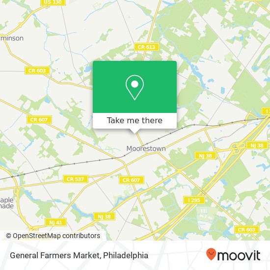 General Farmers Market map