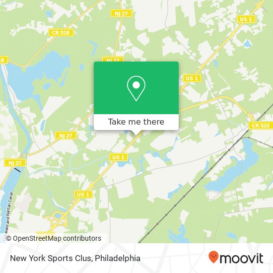 New York Sports Clus map