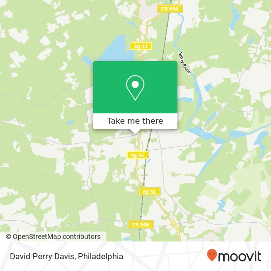 David Perry Davis map