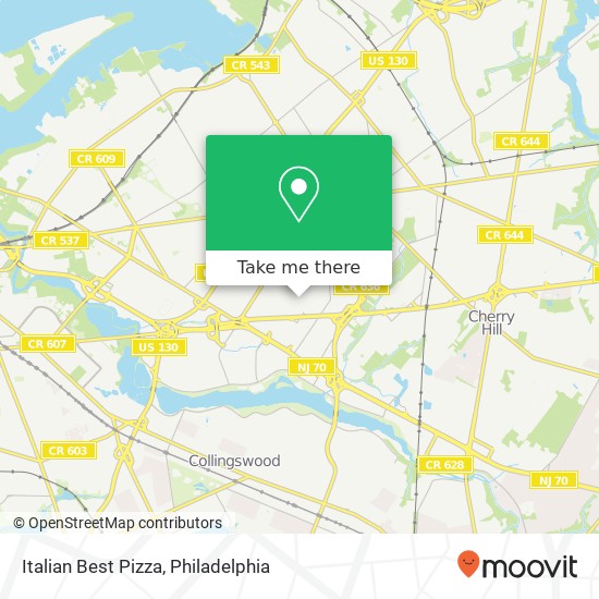 Italian Best Pizza map