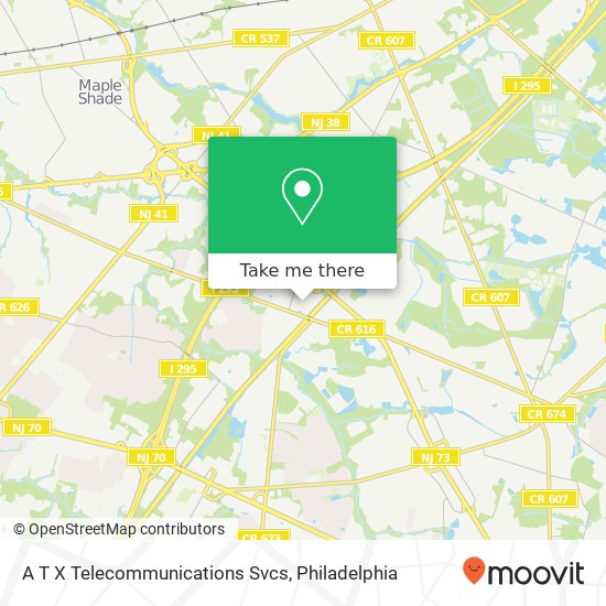 Mapa de A T X Telecommunications Svcs