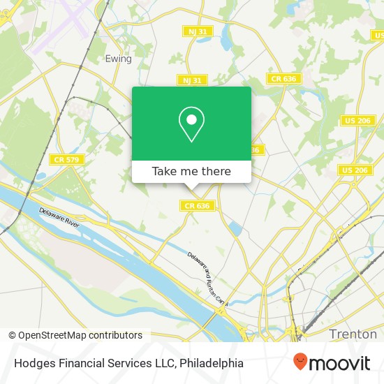 Hodges Financial Services LLC map