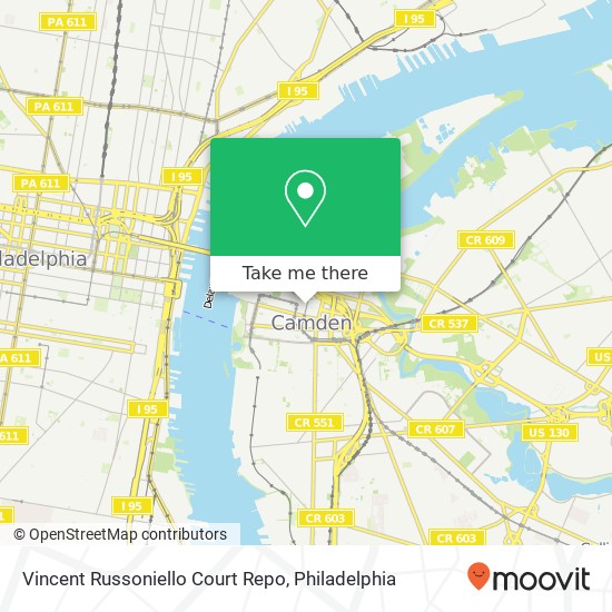 Vincent Russoniello Court Repo map