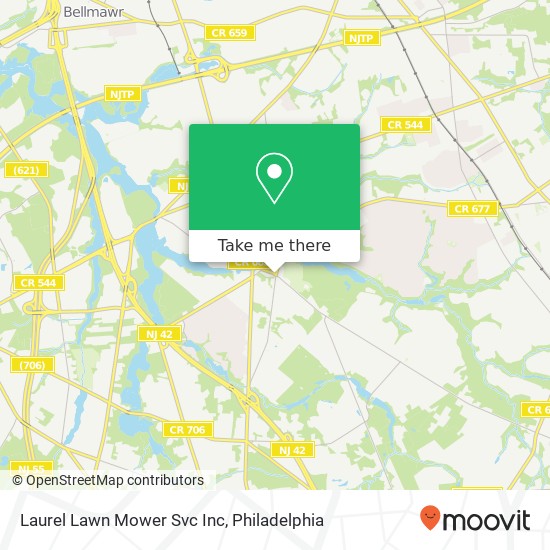 Laurel Lawn Mower Svc Inc map